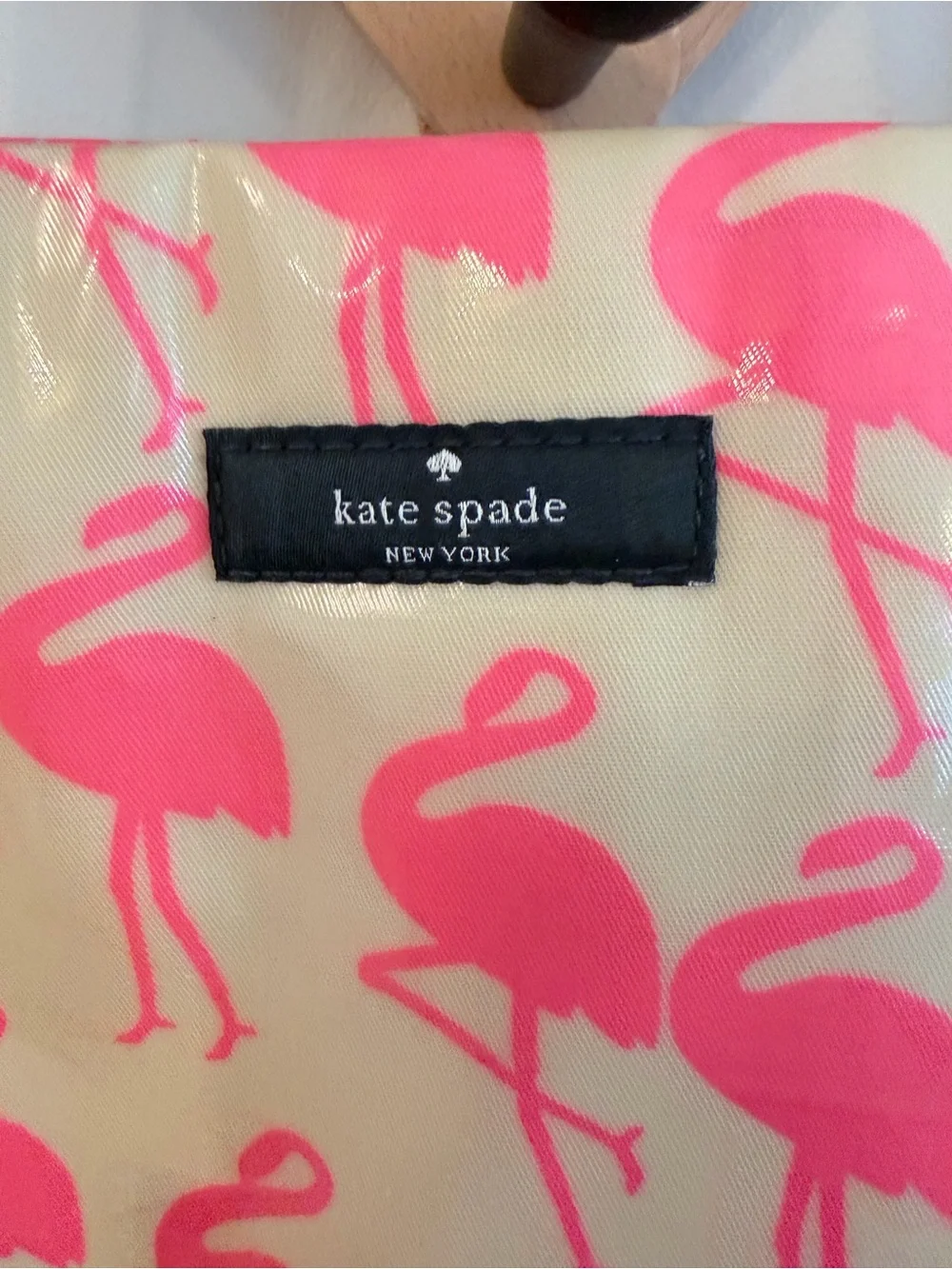 Kate Spade Pink Flamingo Tote Bag